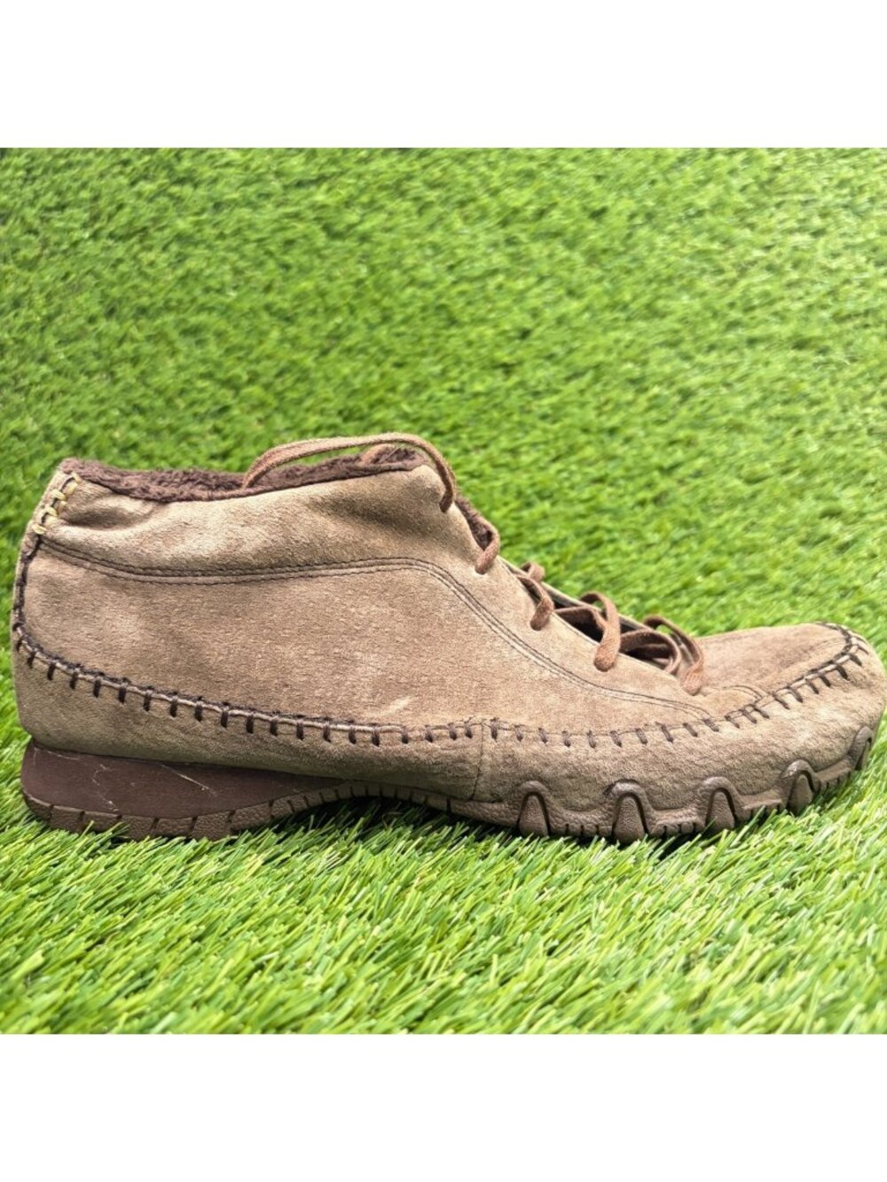 Skechers Bikers Totem Pole Womens Size 10 Brown Outdoor Lace Up Chukka Boots